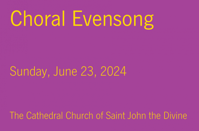 The Fifth Sunday after Pentecost - Pride Choral Evensong