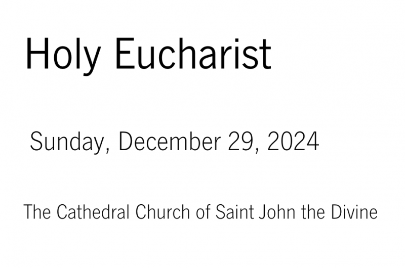 The First Sunday after Christmas