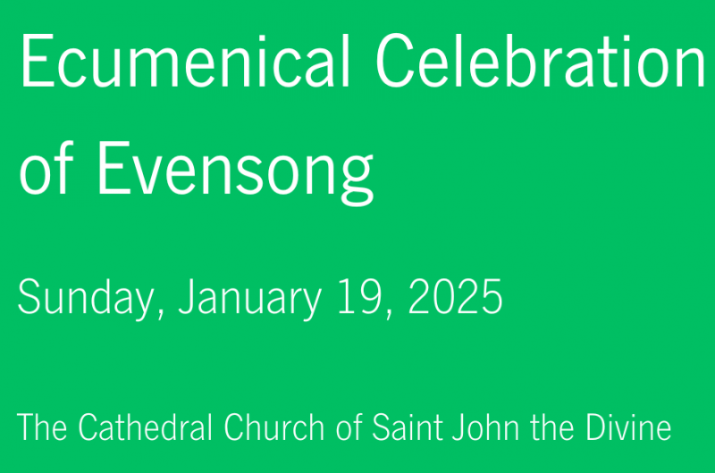 Ecumenical Celebration of Evensong