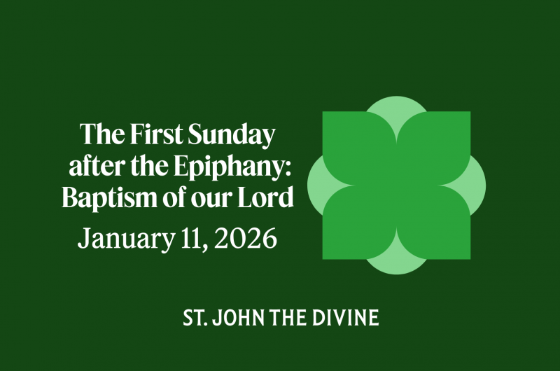 The First Sunday after the Epiphany: Baptism of our Lord